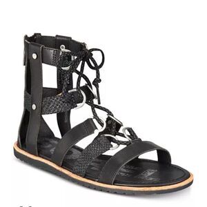 Sorel Ella Lace Up Sandal Size 9